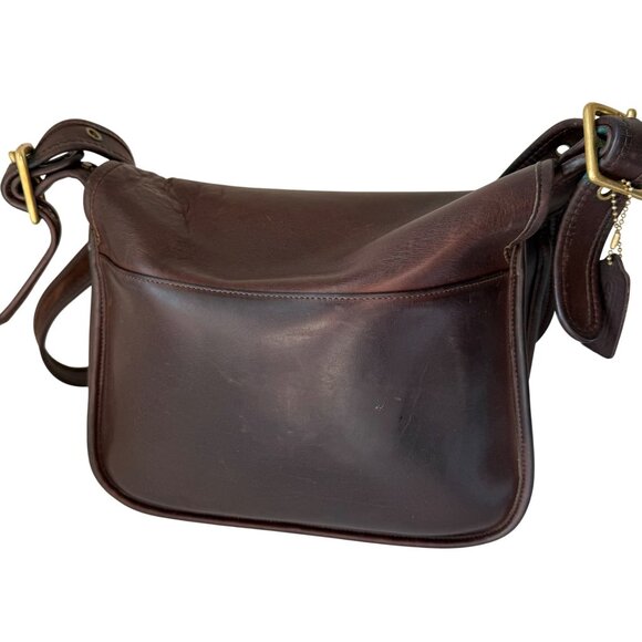 Coach Vintage Patricia's Legacy Cross Body Saddle Flap Bag Serial #9951 - Picture 5 of 15